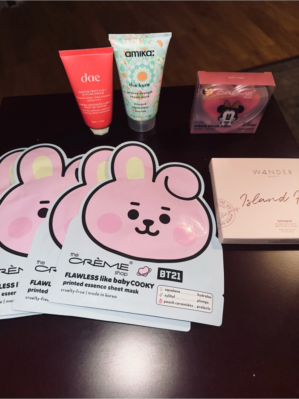 The Crème Shop BT21 Flawless Like Baby Cooky Pink Sheet Mask - 4 pack bundle - Picture 5 of 5